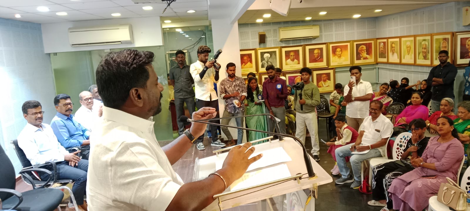 Speaker at event